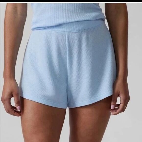 Athleta Other - Athleta Wind Down Light Blue Sleep Short!